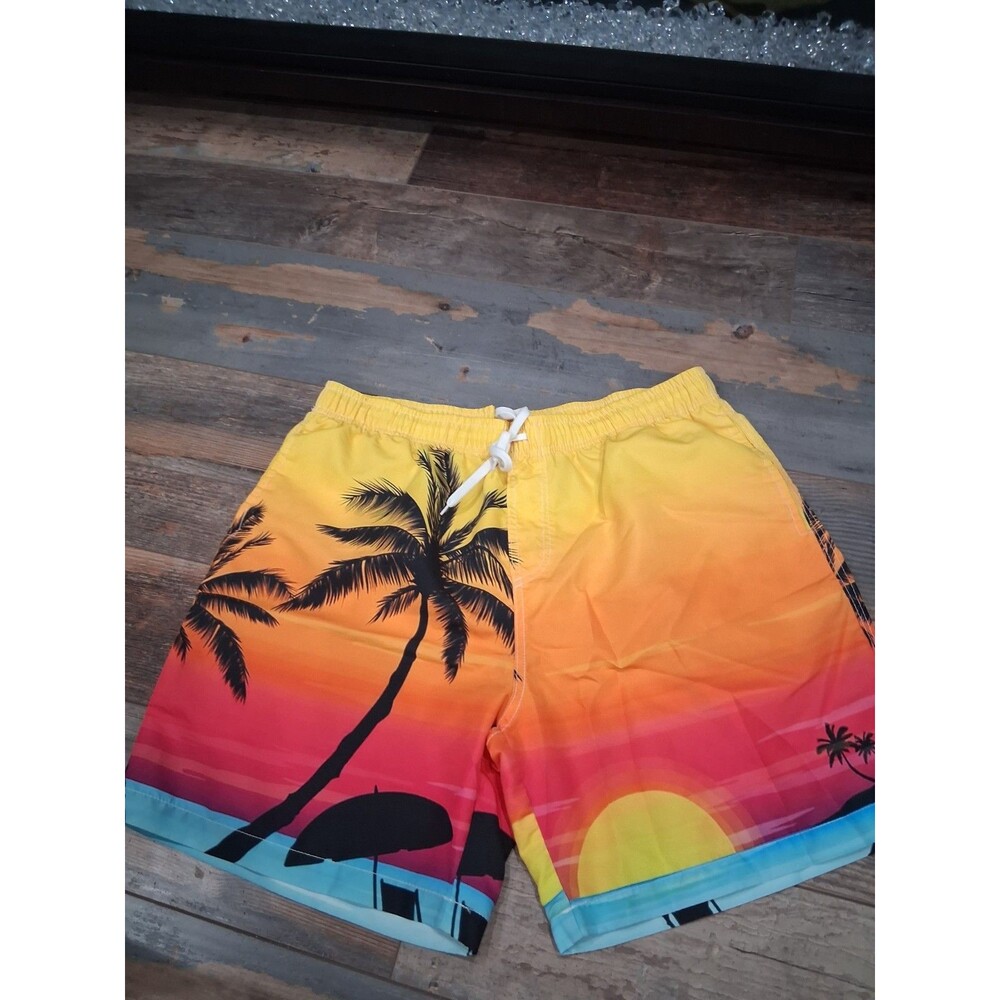 Men's Quick-Dry Swim Trunks With Mesh Lining Beach Board Swim Shorts No Tags B23